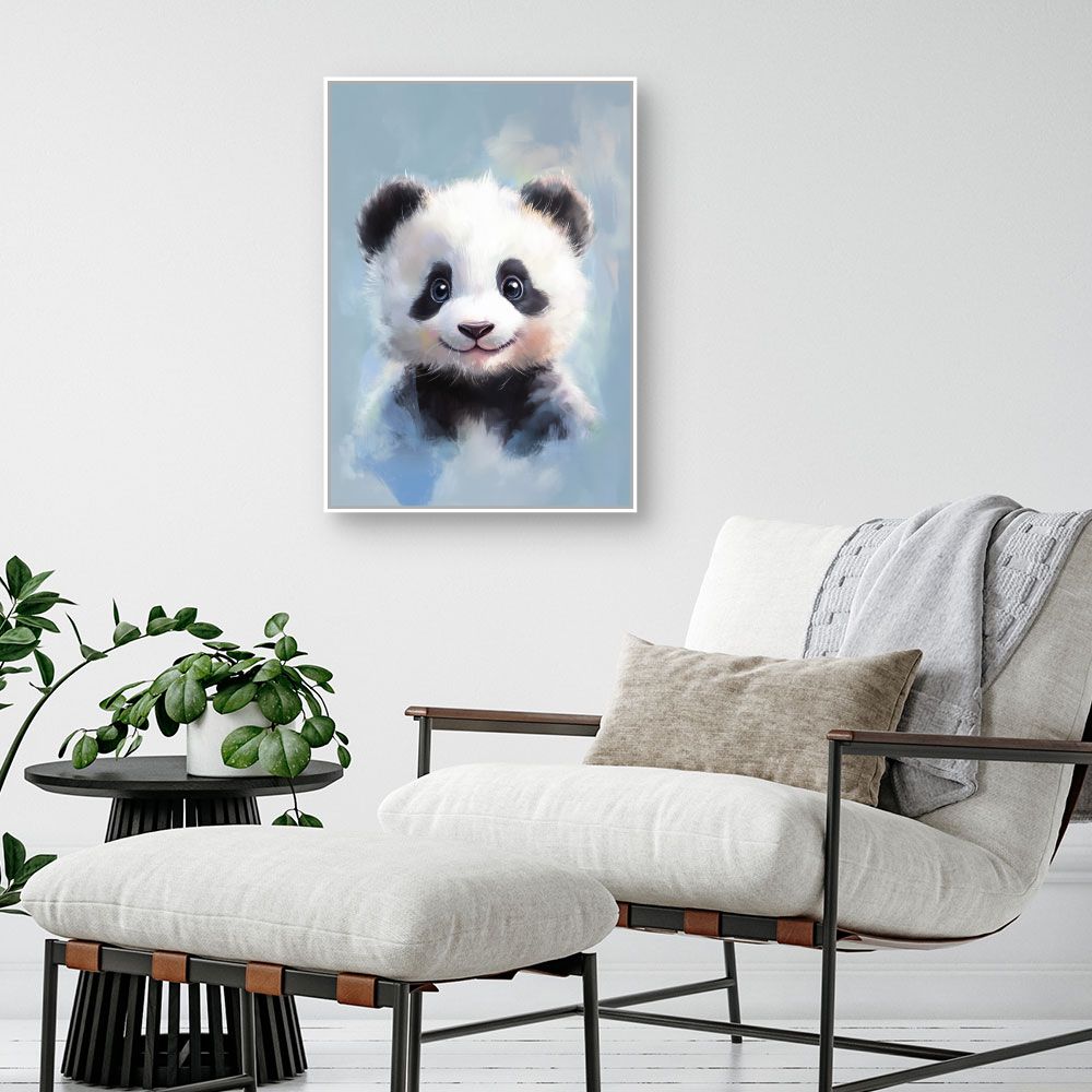 Tableau imprimé pour enfants 'Adorable bébé panda'