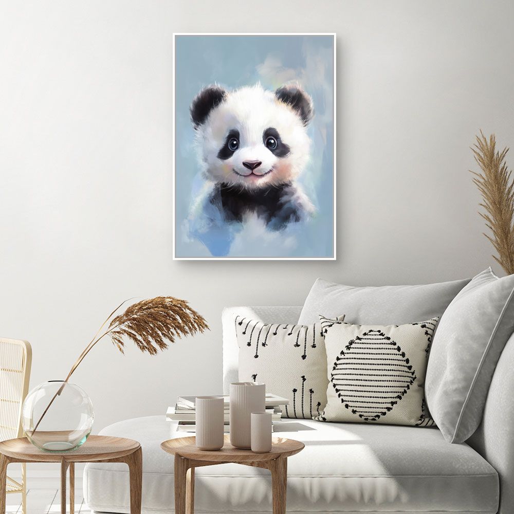 Tableau imprimé pour enfants 'Adorable bébé panda'