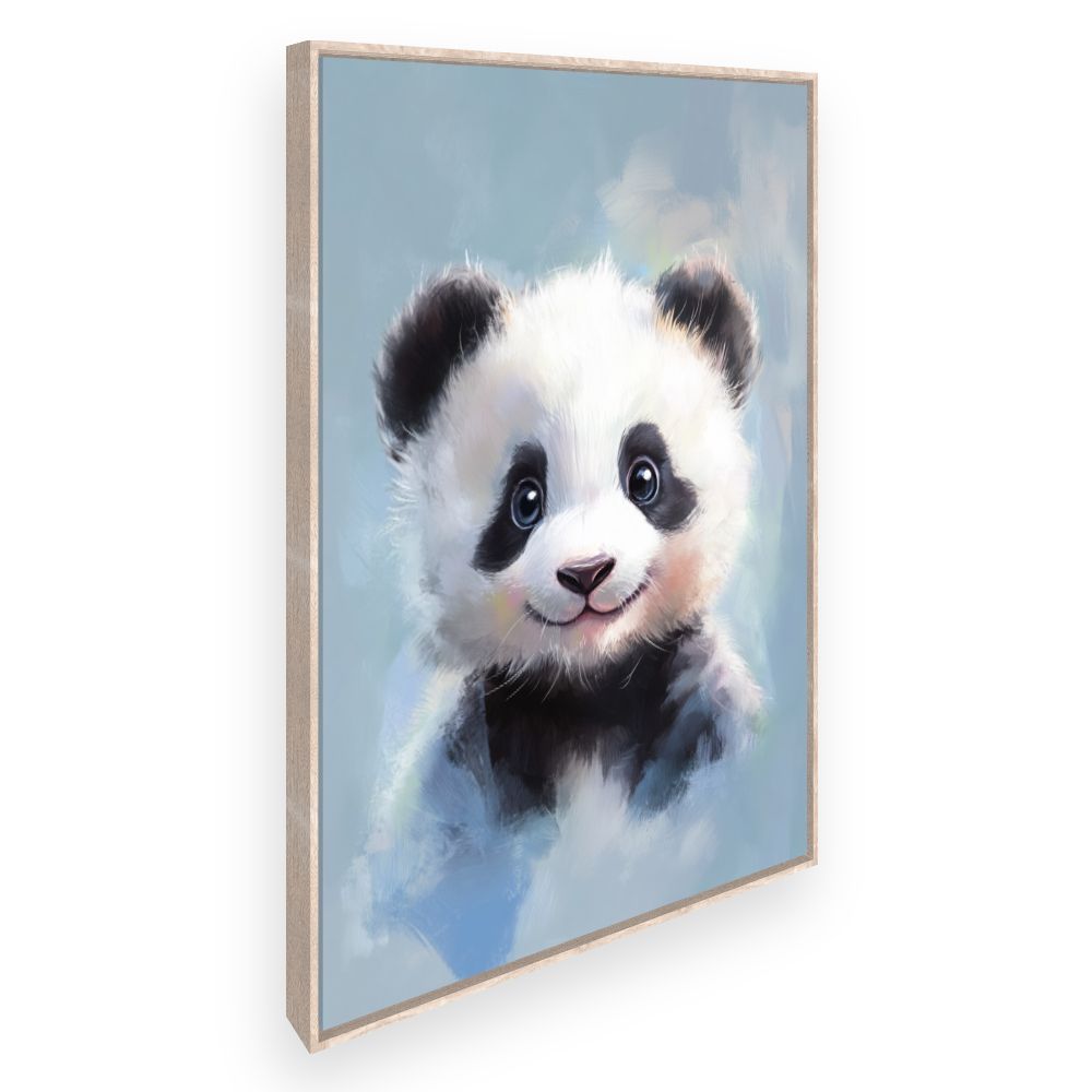 Tableau imprimé pour enfants 'Adorable bébé panda'