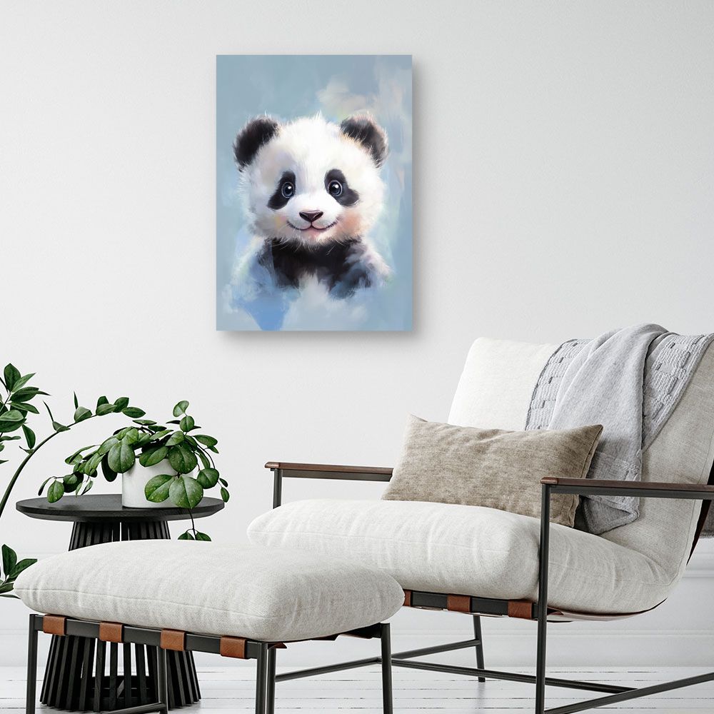 Tableau imprimé pour enfants 'Adorable bébé panda'