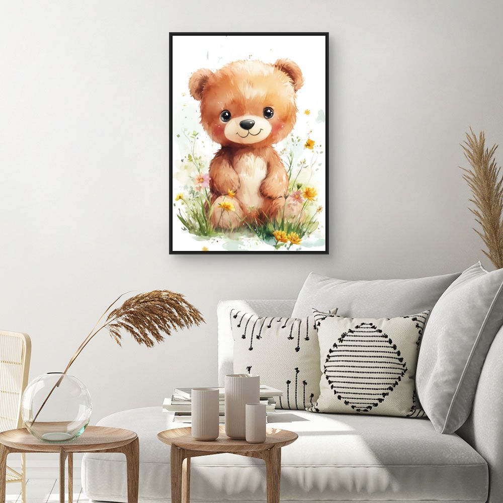 Tableau 'Ourson adorable'