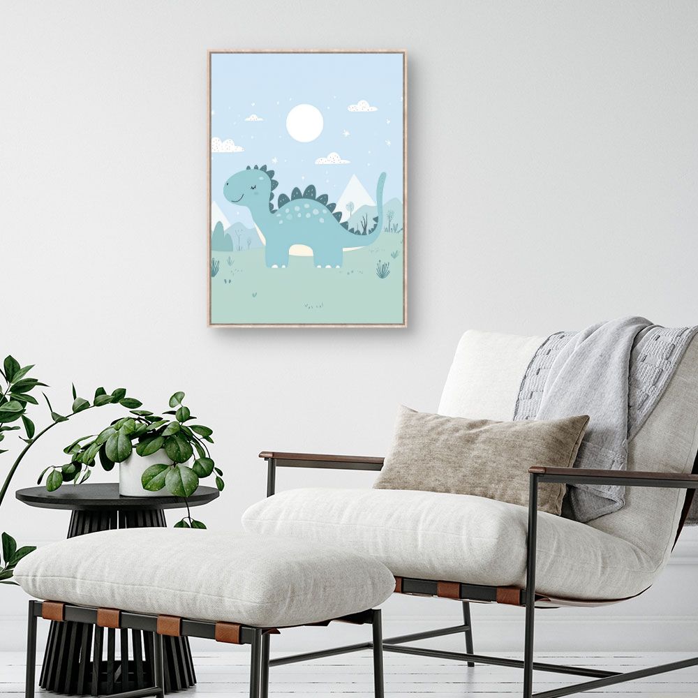 Tableau 'Dino sourire'