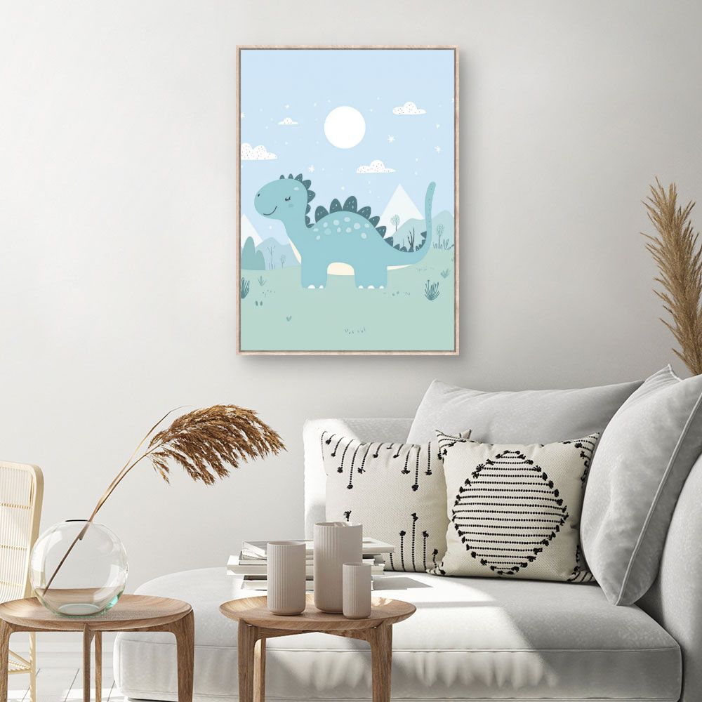 Tableau 'Dino sourire'