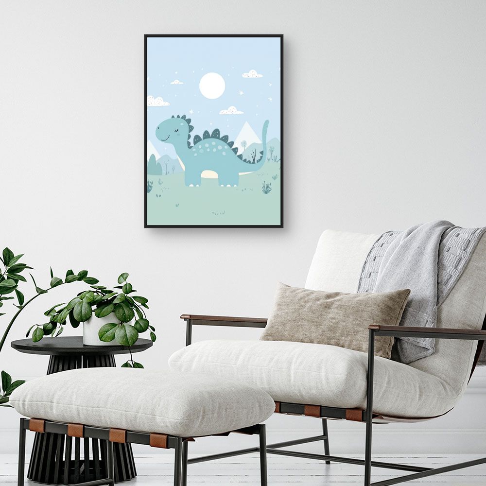 Tableau 'Dino sourire'
