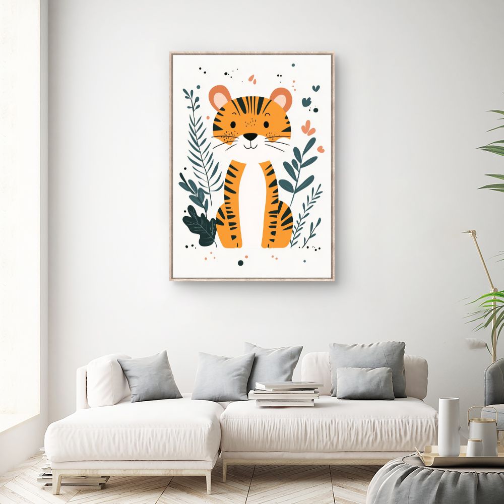 Tableau 'Tigre mignon'