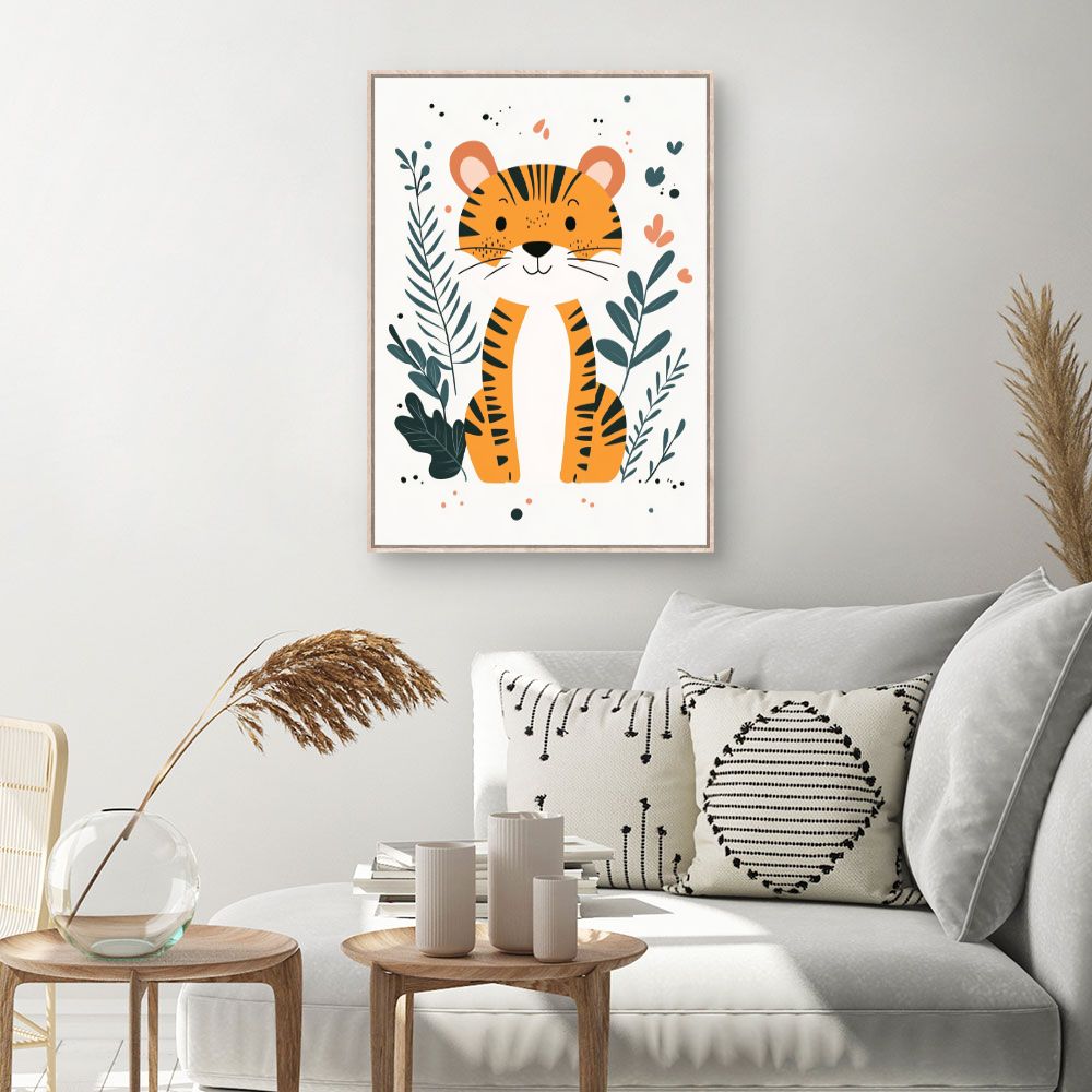 Tableau 'Tigre mignon'
