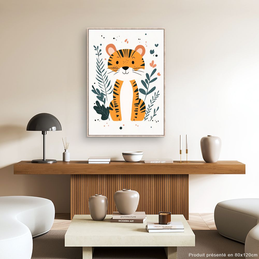 Tableau 'Tigre mignon'