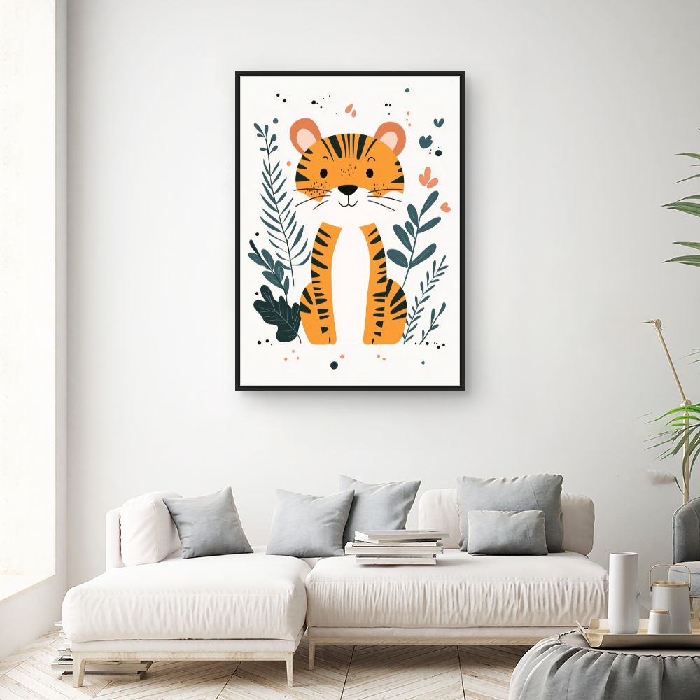 Tableau 'Tigre mignon'