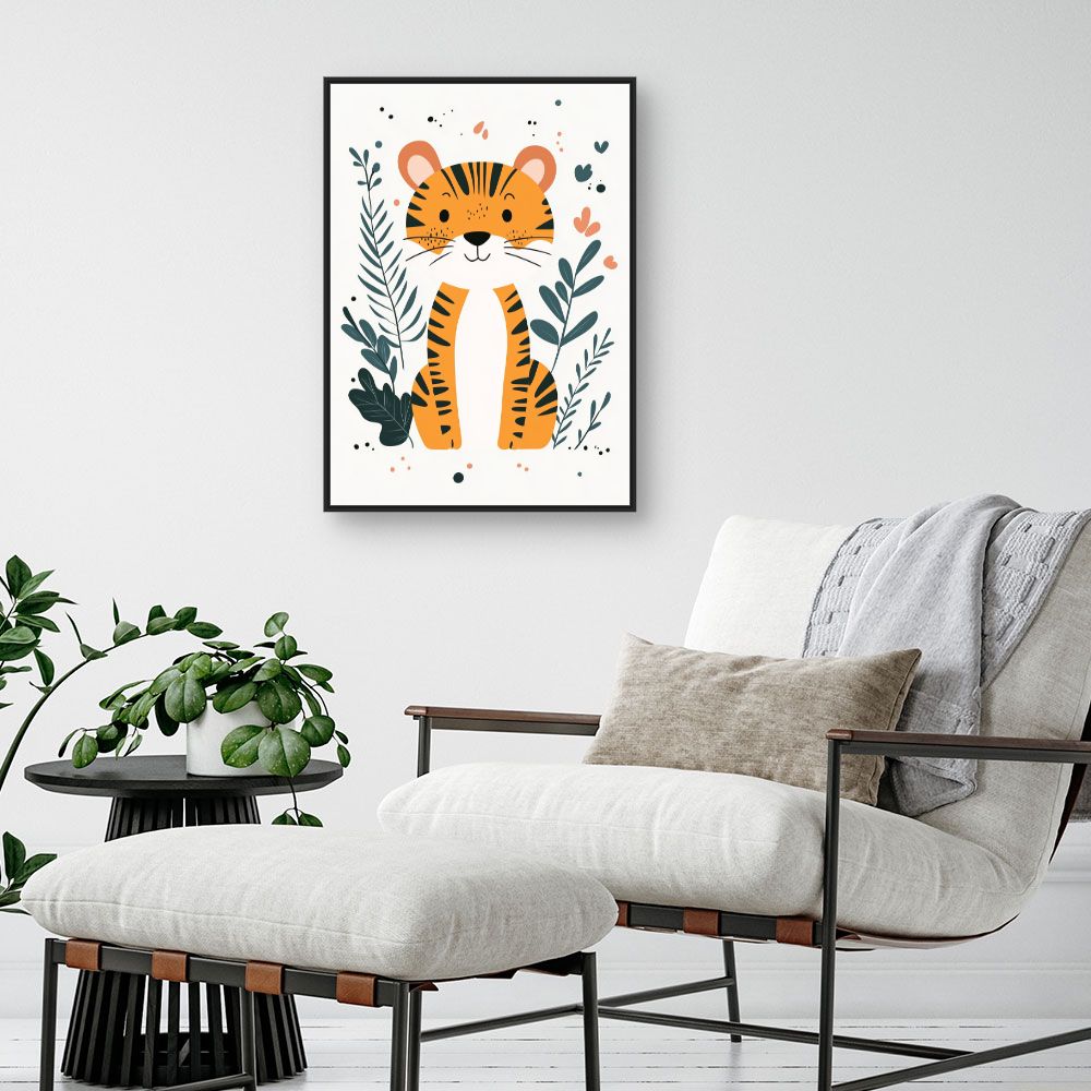 Tableau 'Tigre mignon'
