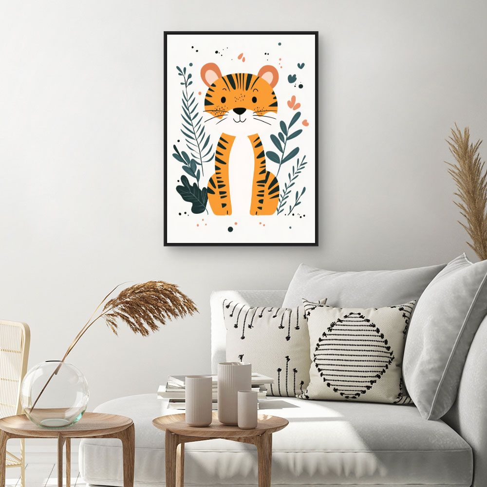 Tableau 'Tigre mignon'