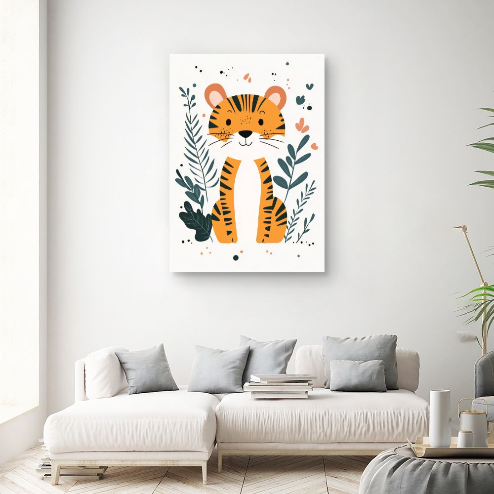 Tableau 'Tigre mignon'