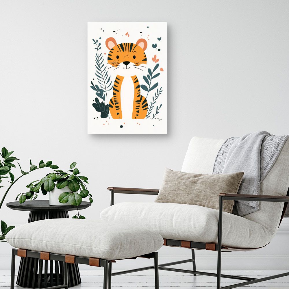 Tableau 'Tigre mignon'