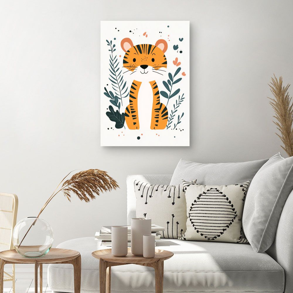 Tableau 'Tigre mignon'