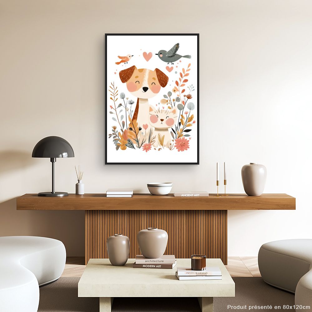 Tableau 'Animaux charmants'