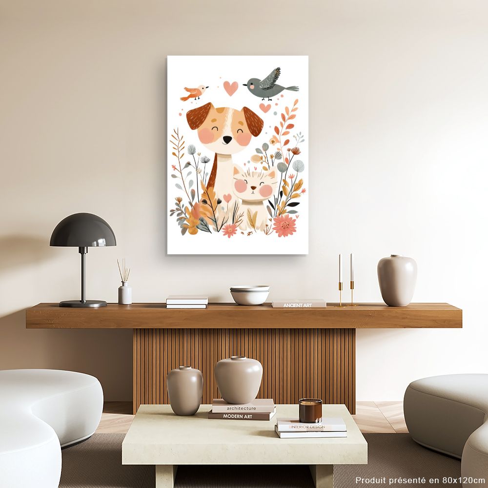 Tableau 'Animaux charmants'