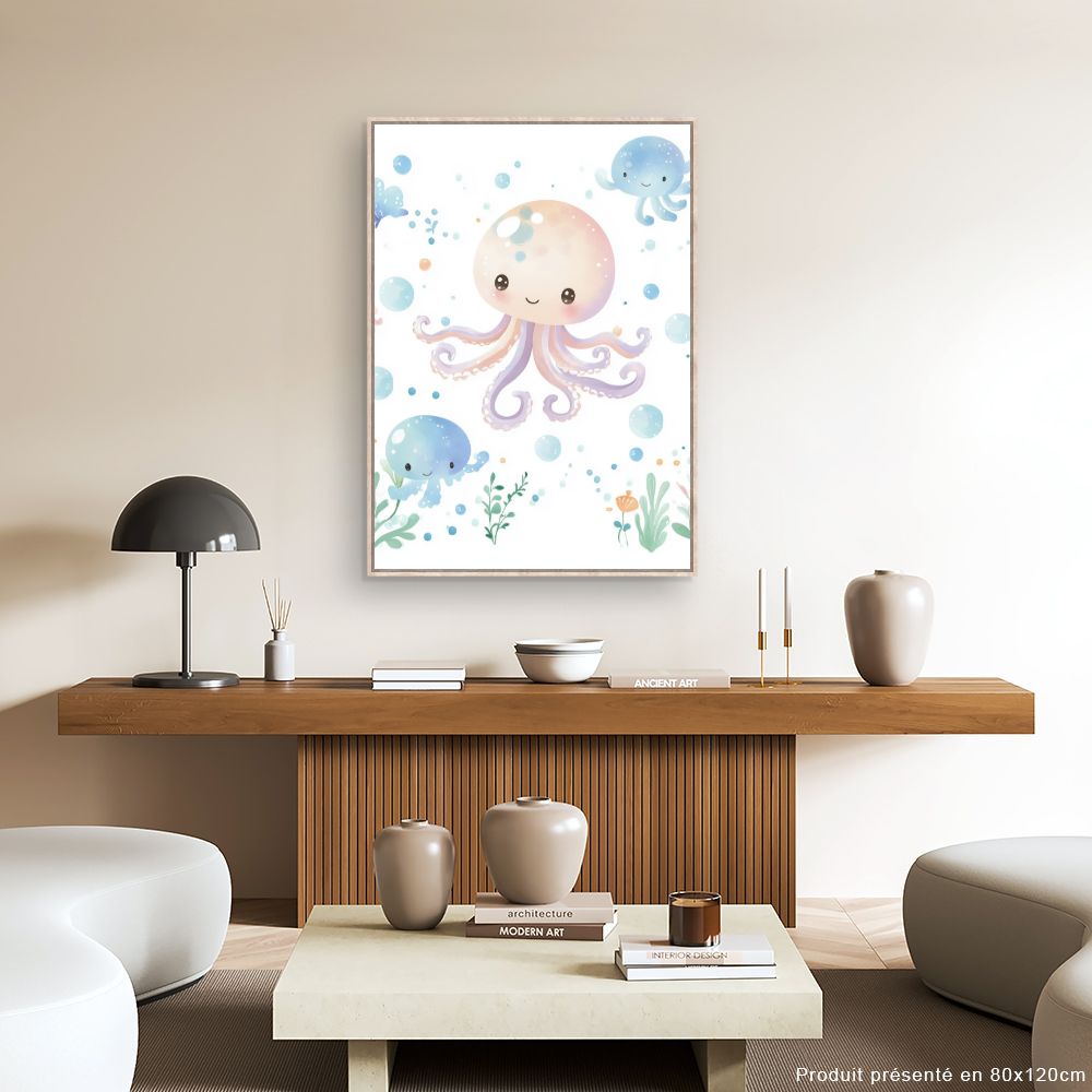 Tableau 'Pieuvres joyeuses'