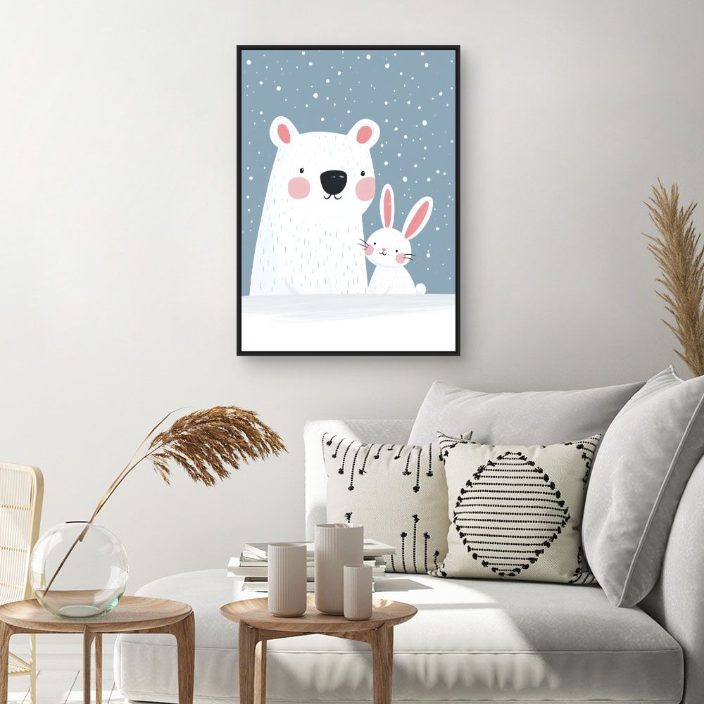 Tableau 'Duo polaire adorable'