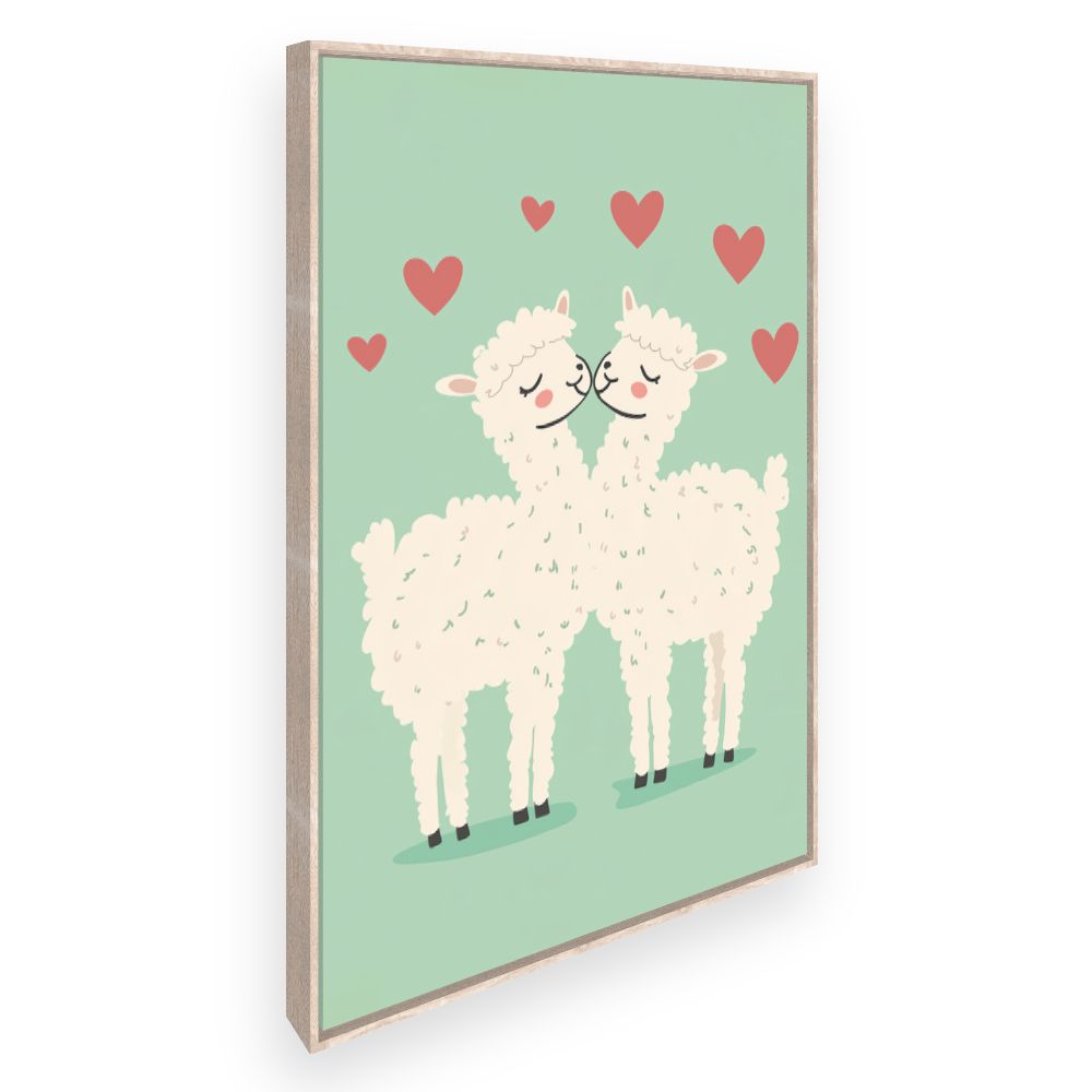 Tableau imprimé pour enfants 'Amour tendre'