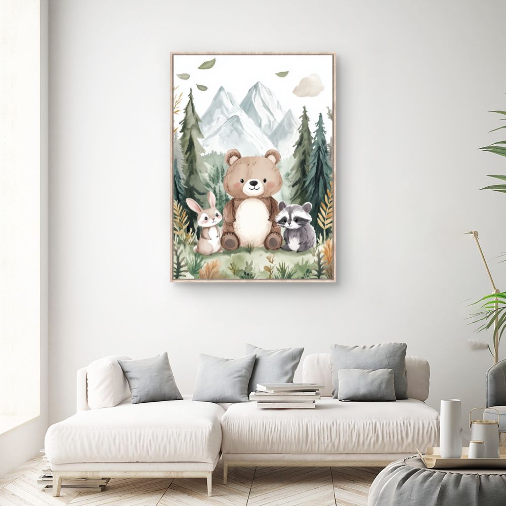 Tableau 'Amis de la forêt'