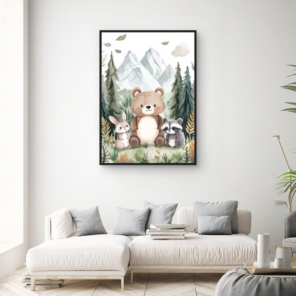 Tableau 'Amis de la forêt'