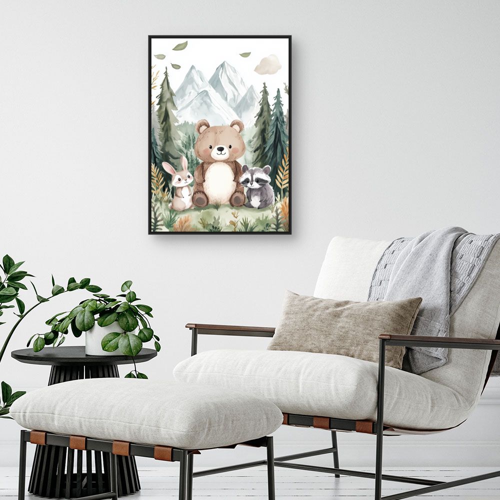 Tableau 'Amis de la forêt'