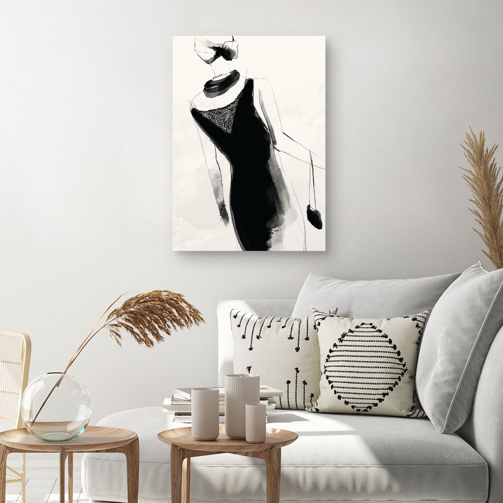 Toile "Portrait éclatant"