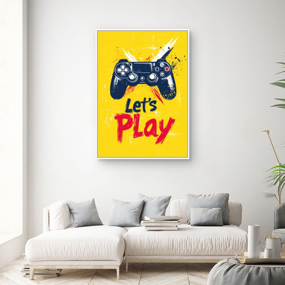 Toile "Manette ludique"