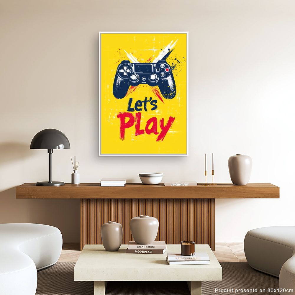 Toile "Manette ludique"
