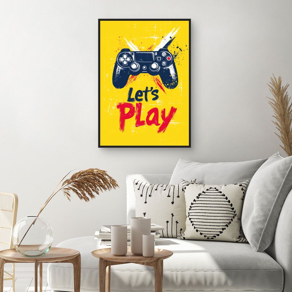 Toile "Manette ludique"