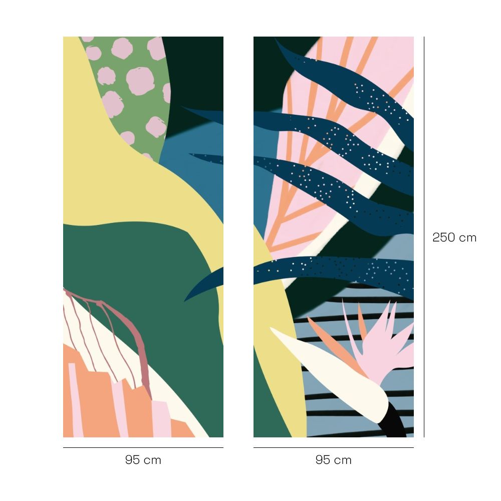 Papier peint "Explosion naturelle vive"