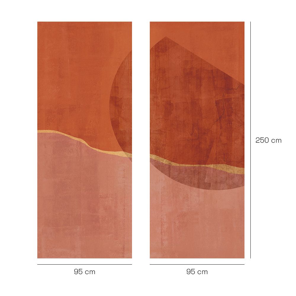 Papier peint "Couleurs et formes"