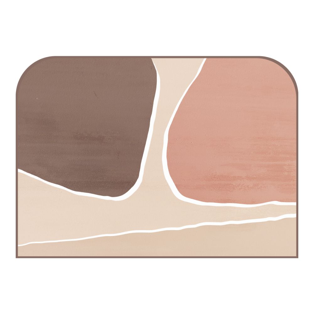 Tête de lit formes géométriques – vue d'ambiance