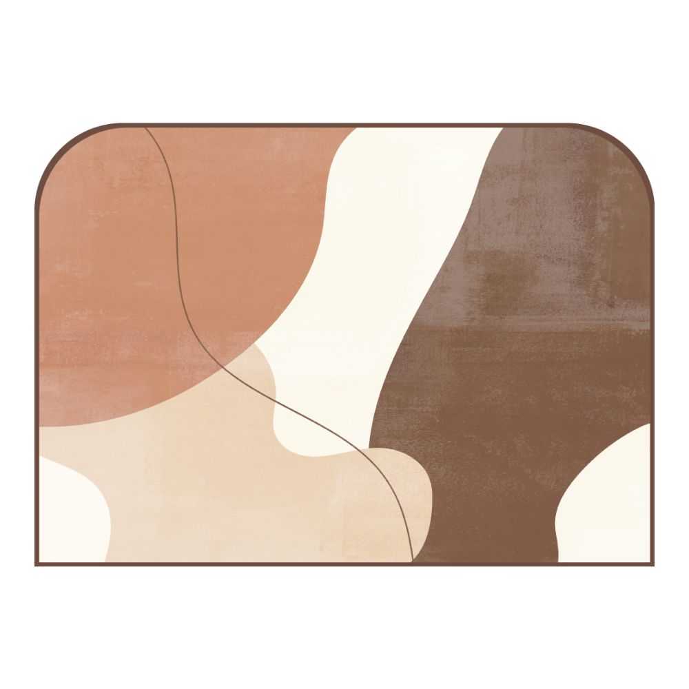 Tête de lit formes géométriques – vue d'ambiance