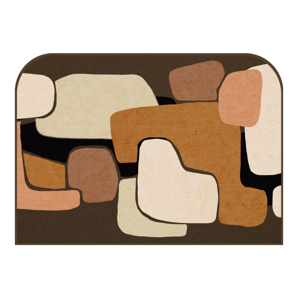 Tête de lit formes géométriques – vue d'ambiance