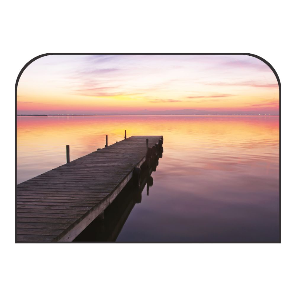 Tête de lit ponton – vue d'ambiance