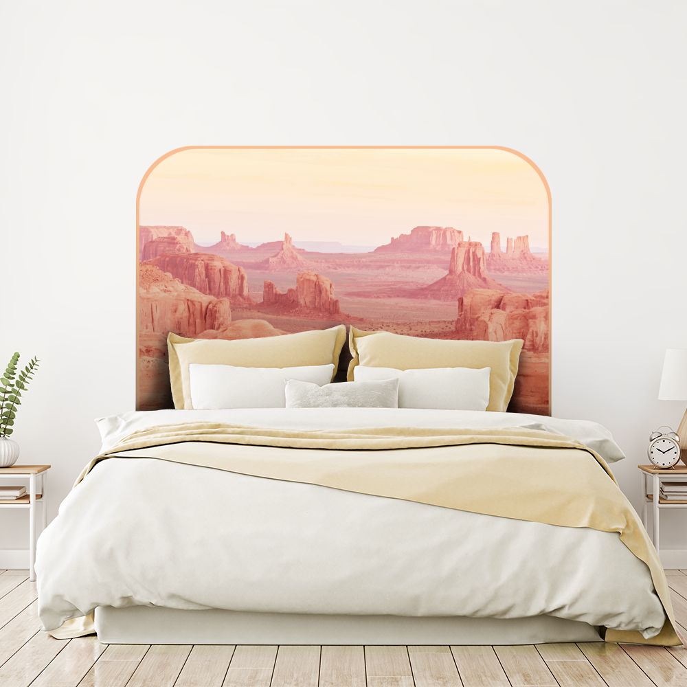 Tête de lit canyon – orange – 180 × 95 cm