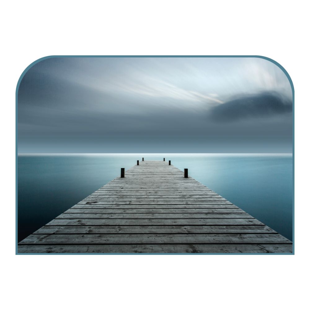 Tête de lit ponton – vue d'ambiance