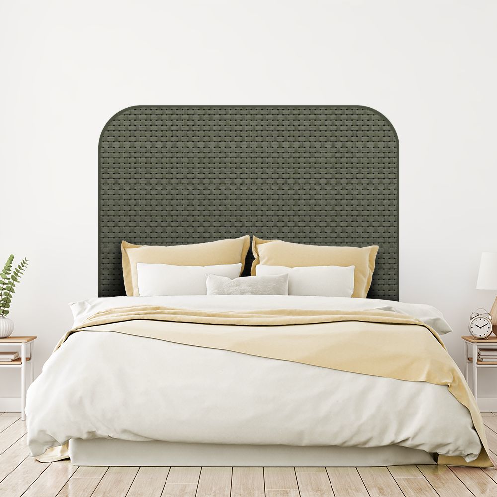 Tête de lit tressage – vert – 180 × 95 cm