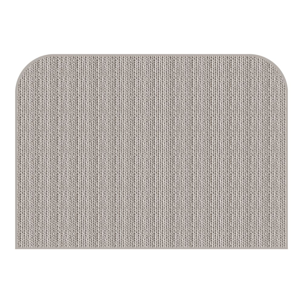 Tête de lit motif tissé – vue d'ambiance