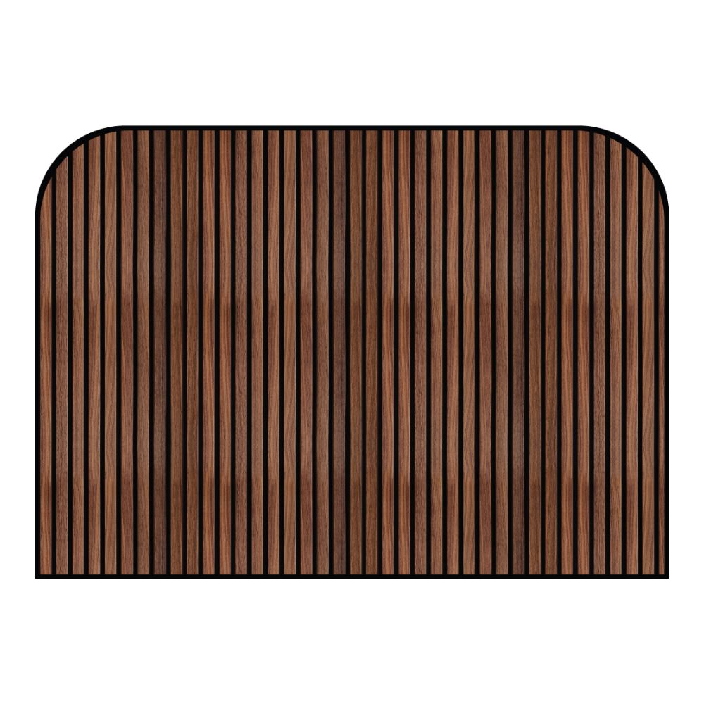 Tête de lit lignes verticales – vue d'ambiance