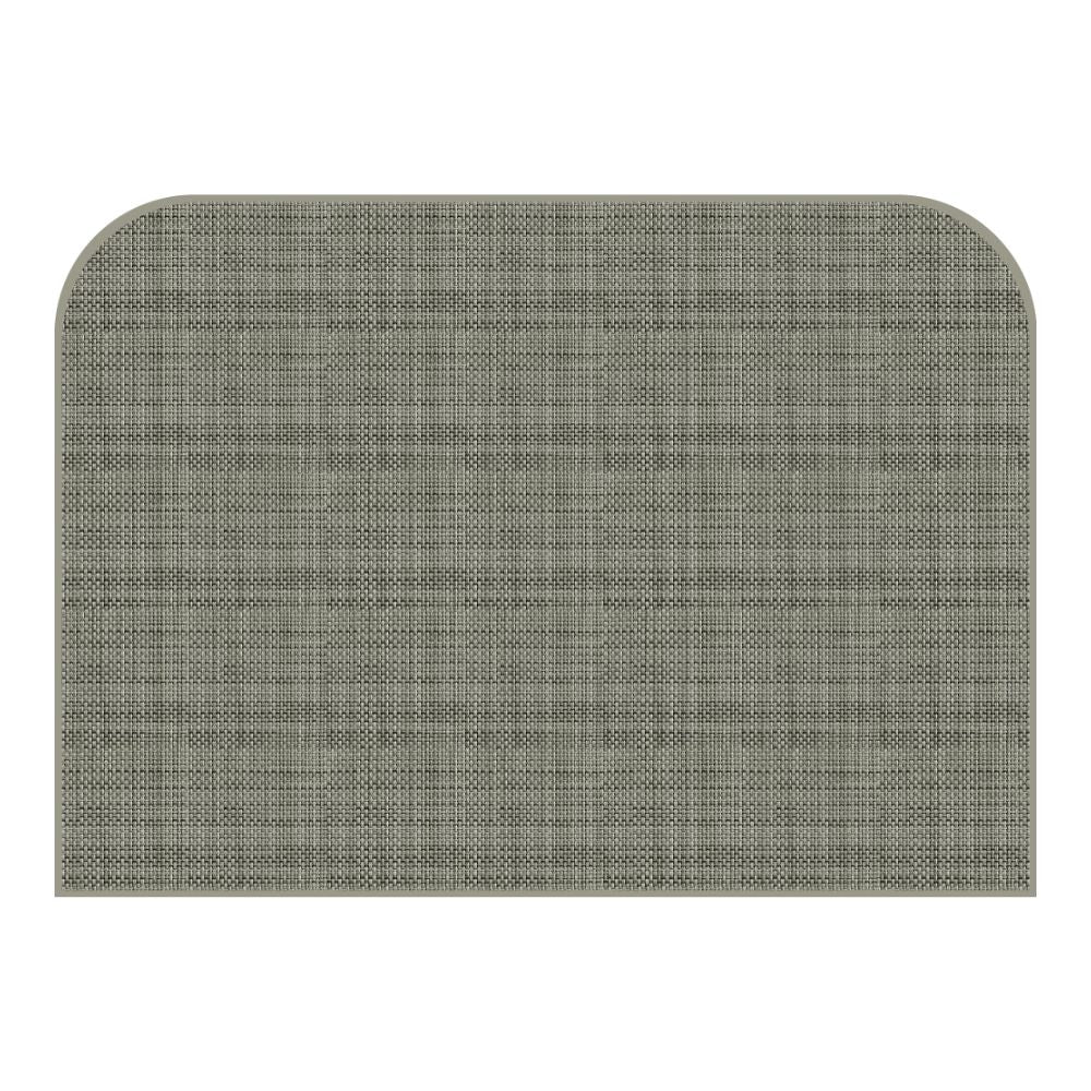 Tête de lit motif tissé – vue d'ambiance