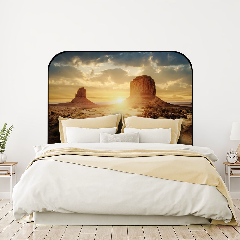 Tête de lit désert – ocre – 180 × 95 cm