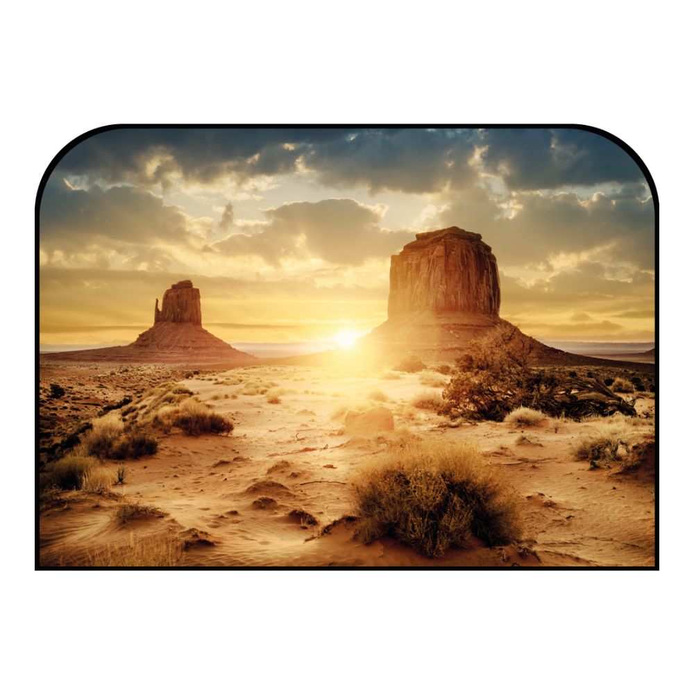 Tête de lit désert – vue d'ambiance