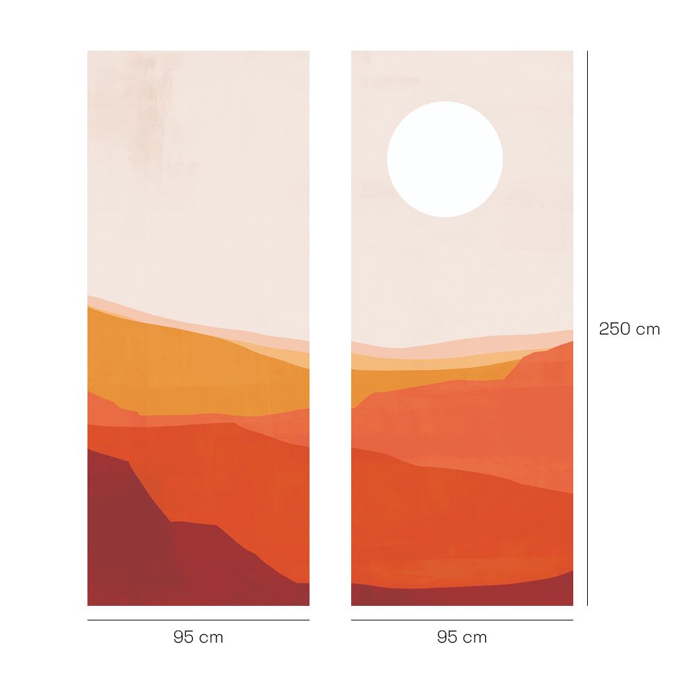 Papier peint "Coucher de soleil"