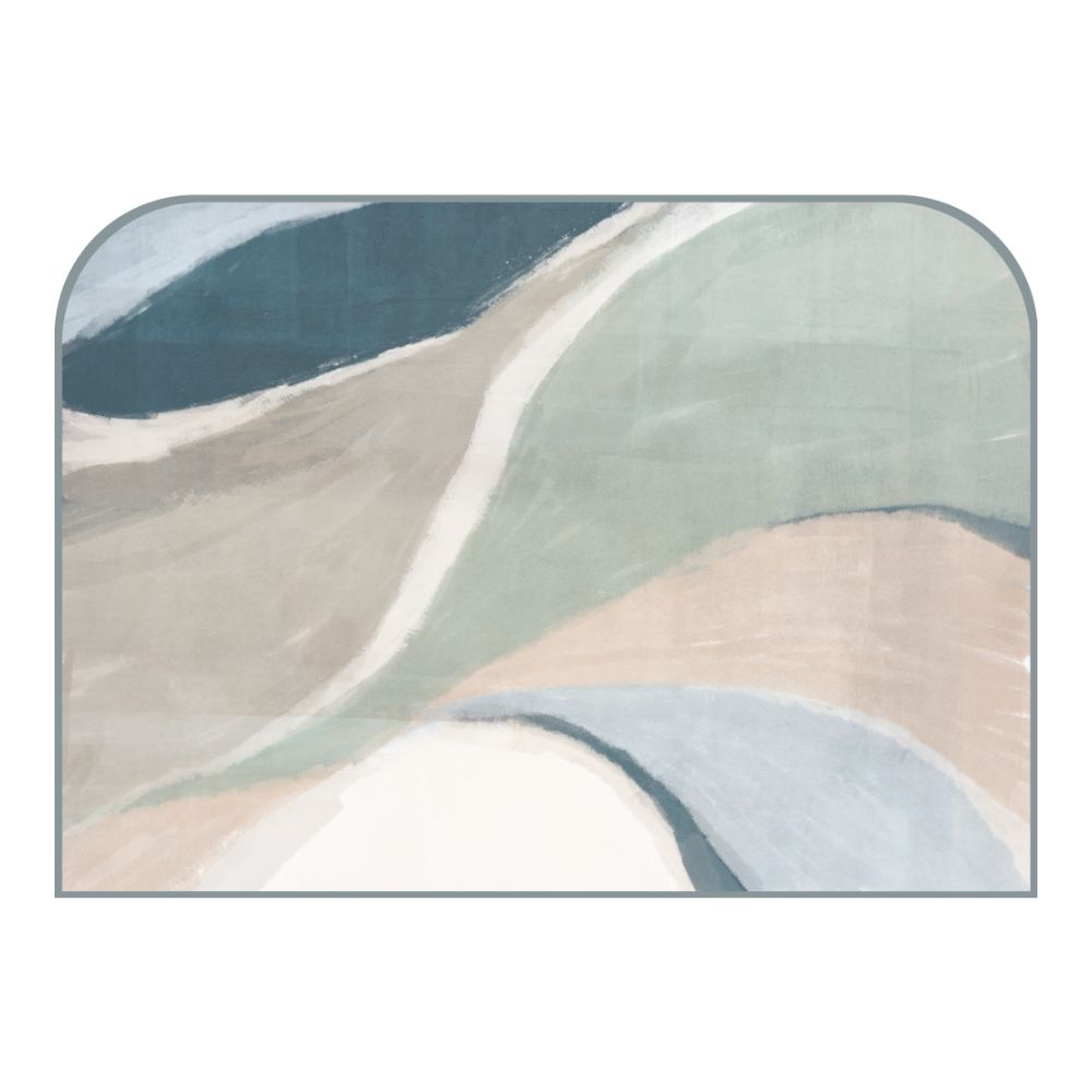 Tête de lit abstrait – vue d'ambiance