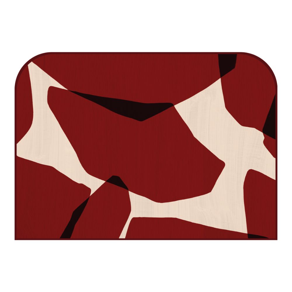 Tête de lit formes géométriques – vue d'ambiance