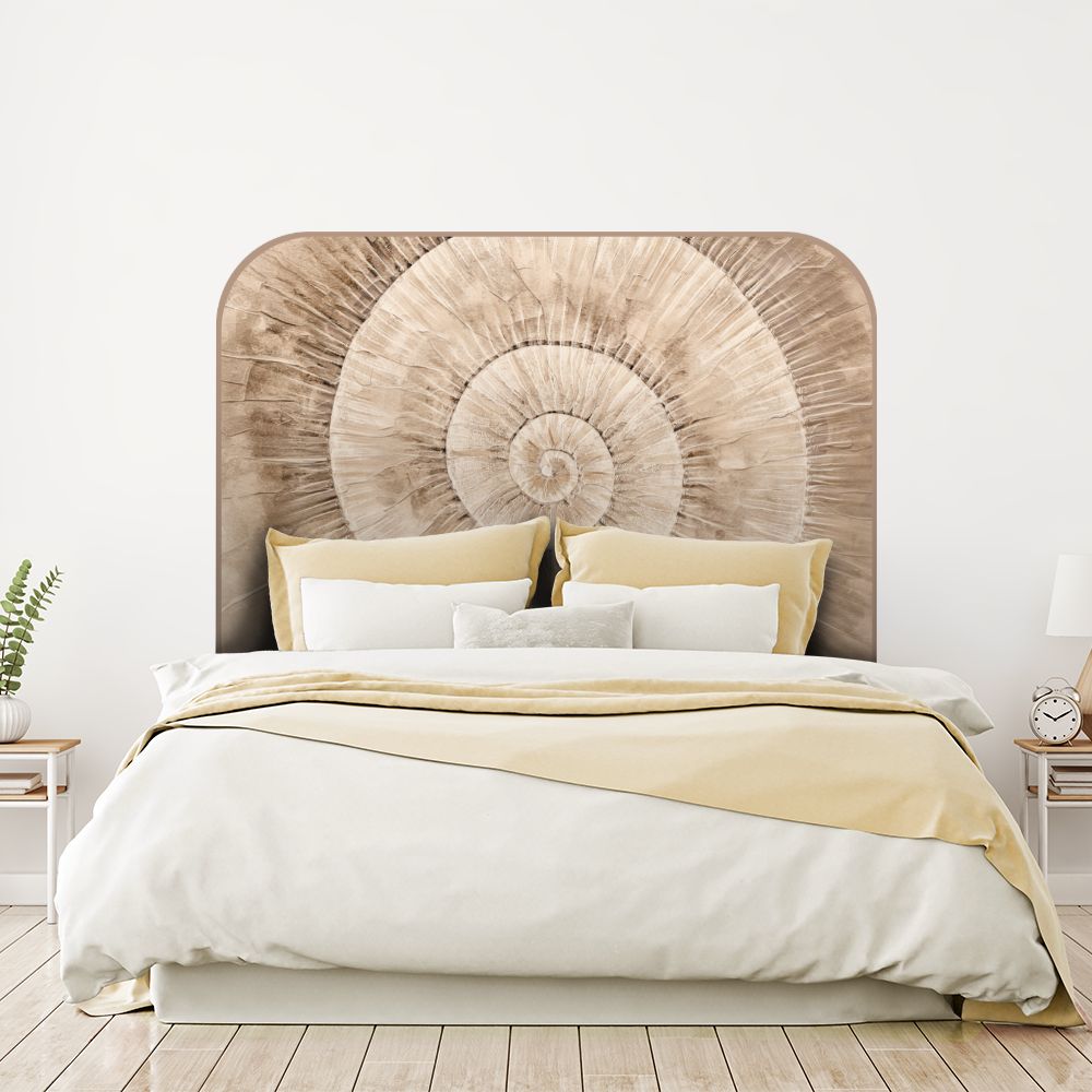 Tête de lit spirale – beige – 180 × 95 cm