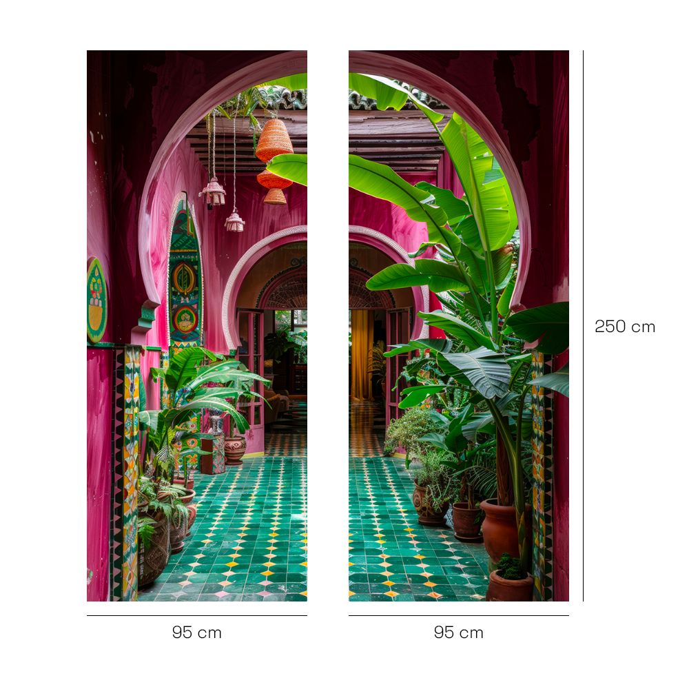 Papier peint "Motifs tropicaux luxuriants"