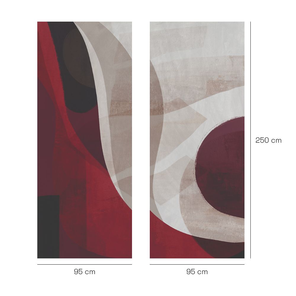 Papier peint "Formes fluides dynamiques"