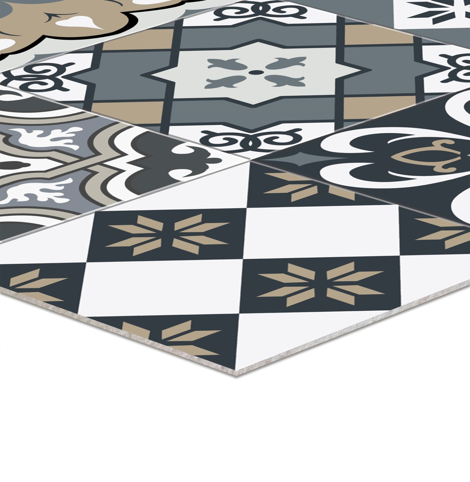Lot de 4 sets de table en vinyle / Sophia